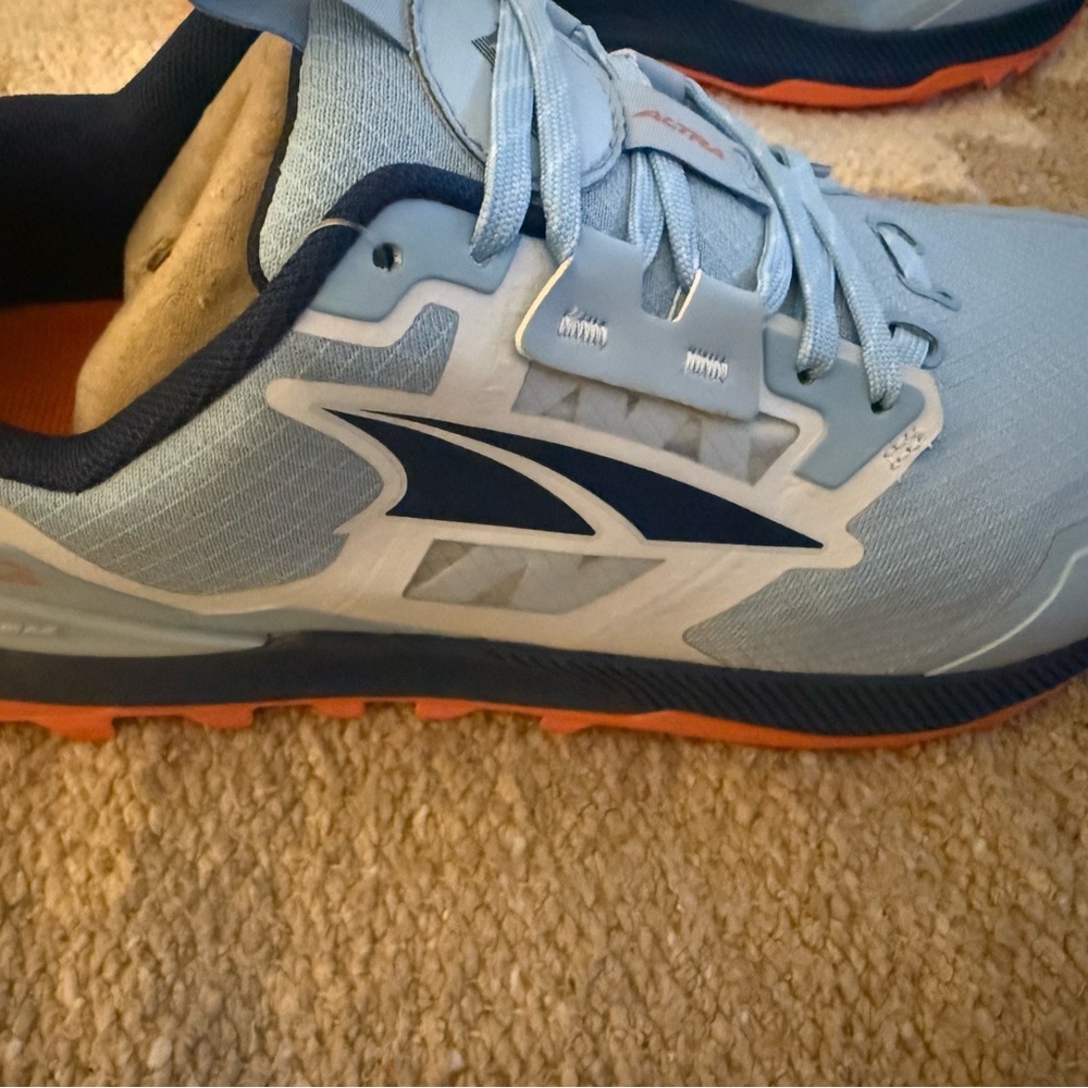 Altra Women Light Blue and Orange Athletic Shoes